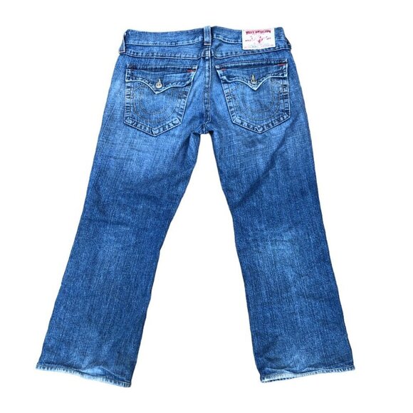 Vintage True Religion Jeans Size 34 RICKY Blue - Picture 4 of 5